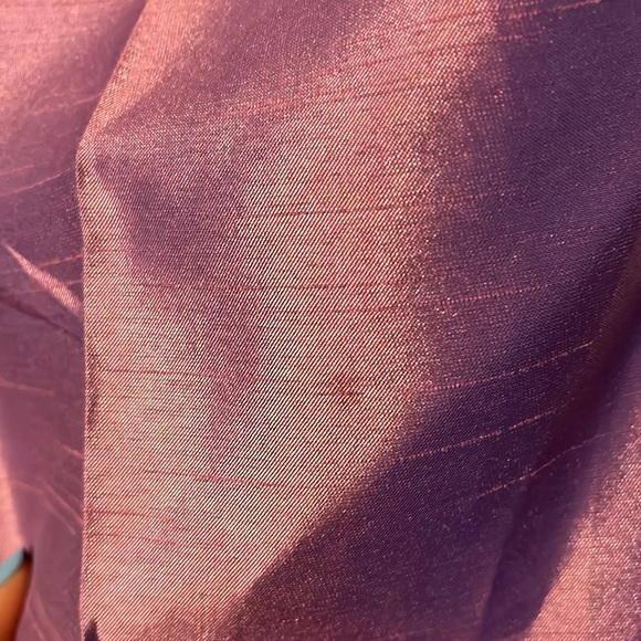 Pink/purple shimmery, pleated,fitted slacks - Picture 6 of 6